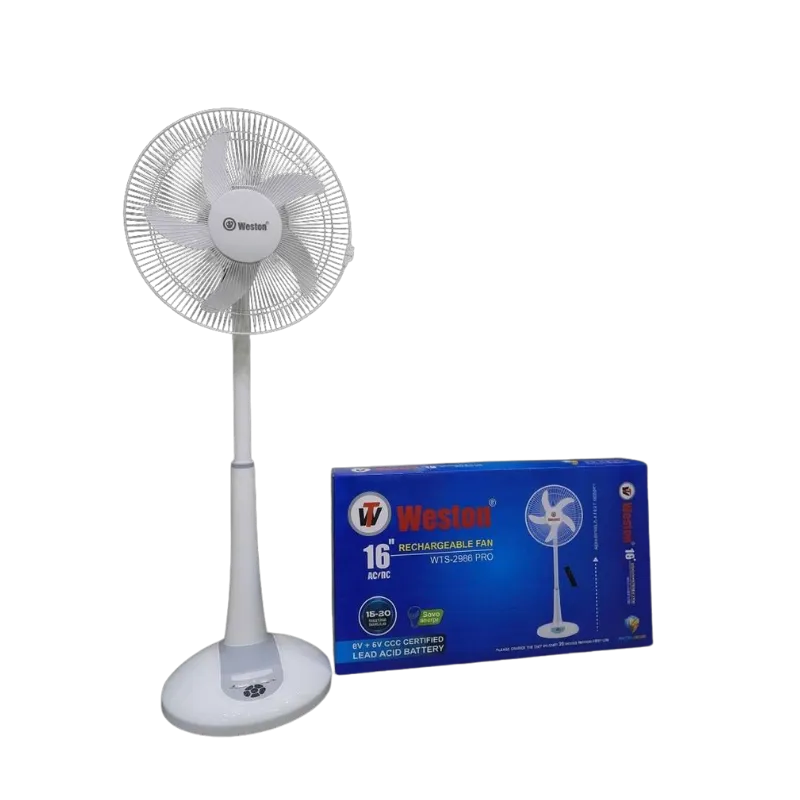 Weston 16" 2986HSR PRO Rechargeable Stand Fan